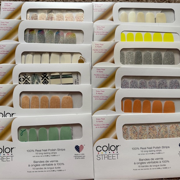 Color Street Nail Polish Strips Set